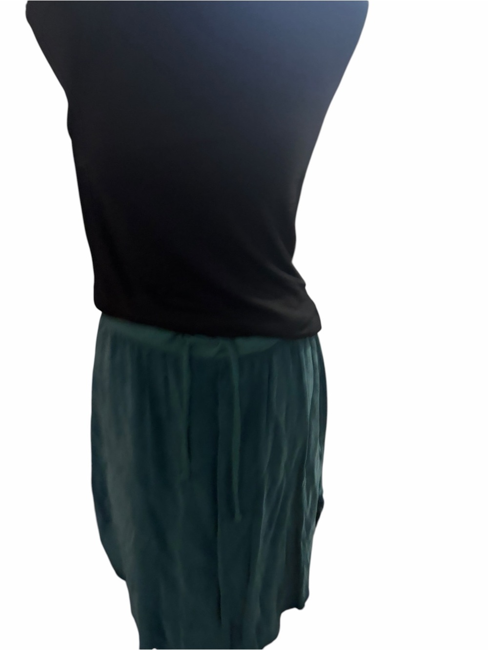 Maeve Teal Flowy Midi Skirt Women's Medium